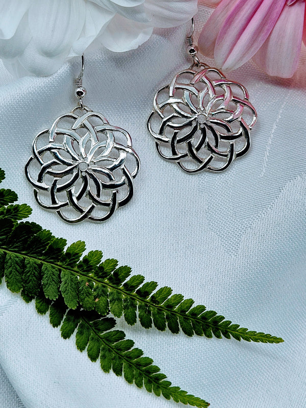 Celtic Flower Earrings