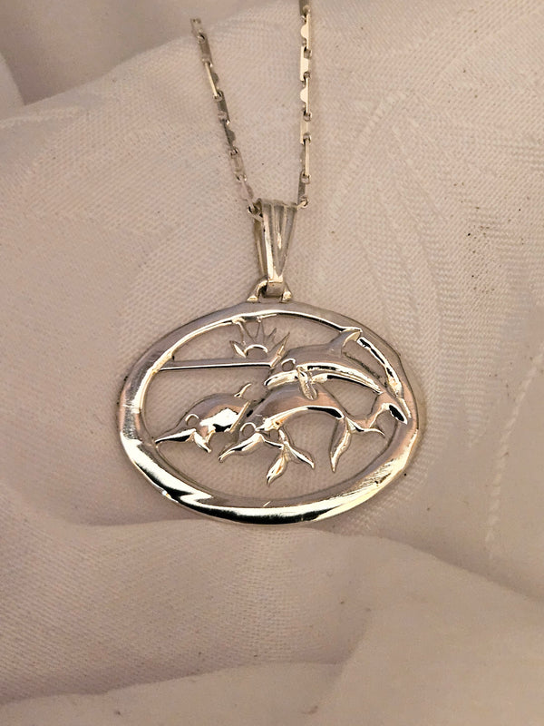 Pod of Dolphins Pendant