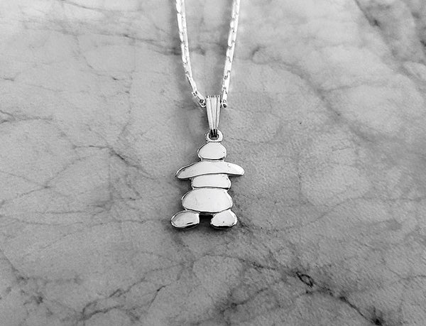 Inukshuk Necklace on Chain
