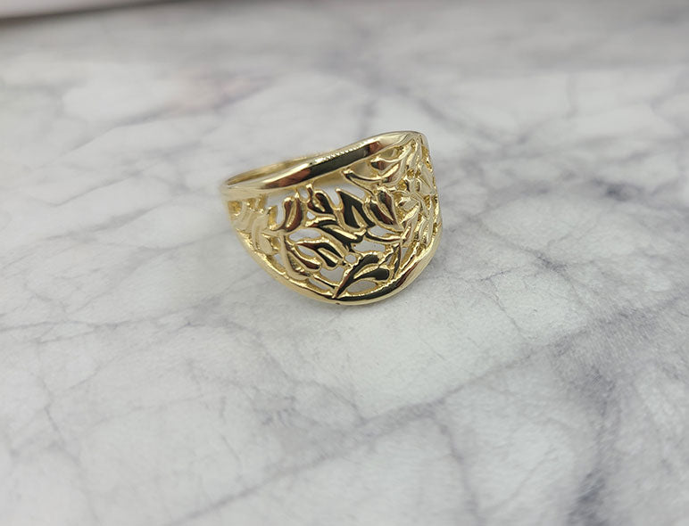 Leaves and Waves Ring